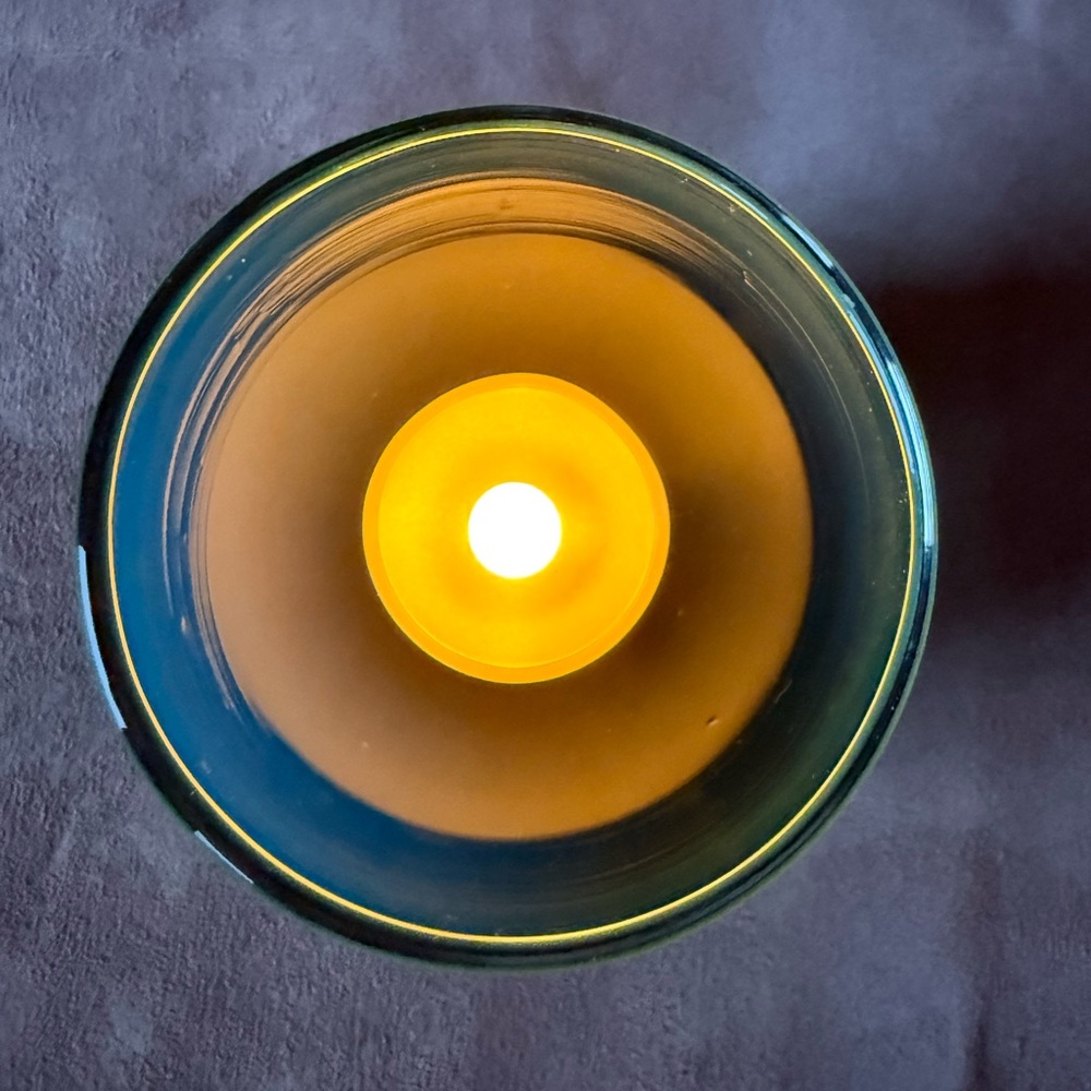 Glassybaby Teal Candle Holder - Picture 4 of 9